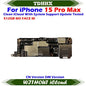 Update iOS System Logic Board For iPhone 15 Pro Max With Face Id Full Chips iCloud Off Dual Sim Motherboard Full Tested Chips