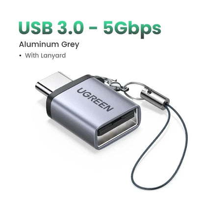 UGREEN USB 3.0 OTG Adapter Type C to USB Adapter Female Converter Thunderbolt 3 For Macbook Pro Air Samsung Xiaomi S20 S10 OTG